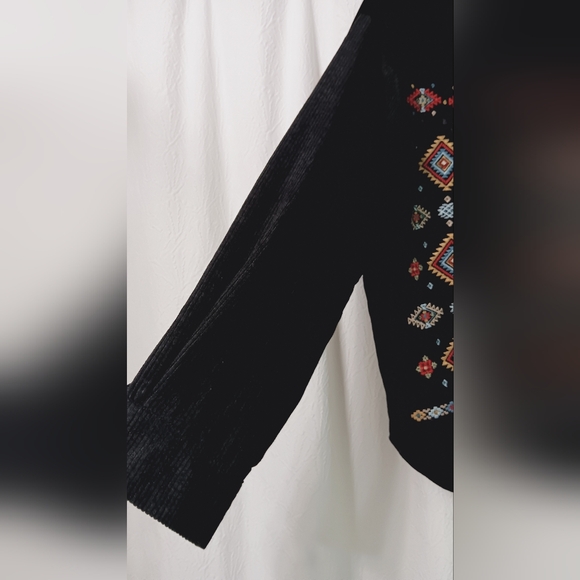 EUC Savannah Jane Embroidery Jacket Size L - Picture 5 of 11